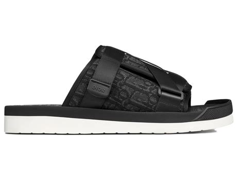 rubber dior slides men|furry men's Dior slides.